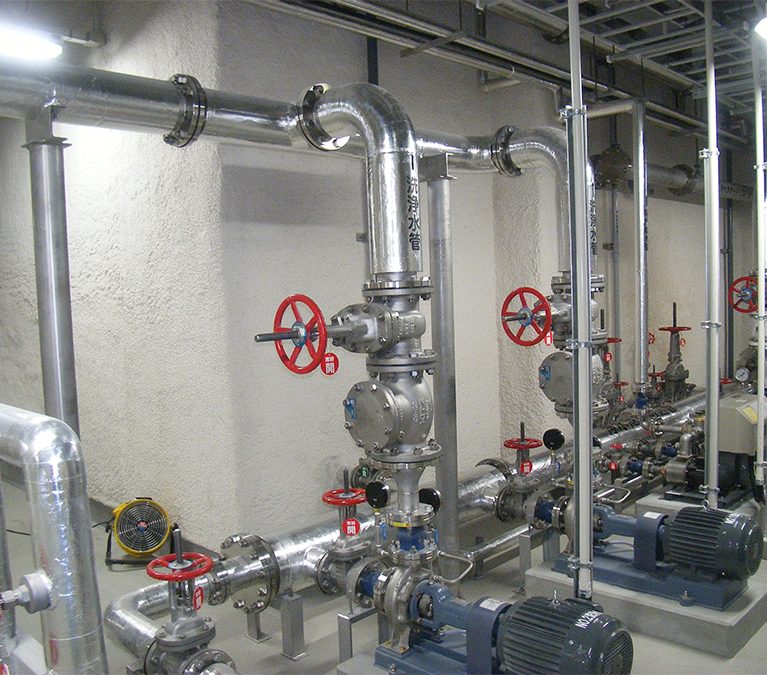比布浄水場機械配管工事一式 （比布町殿）