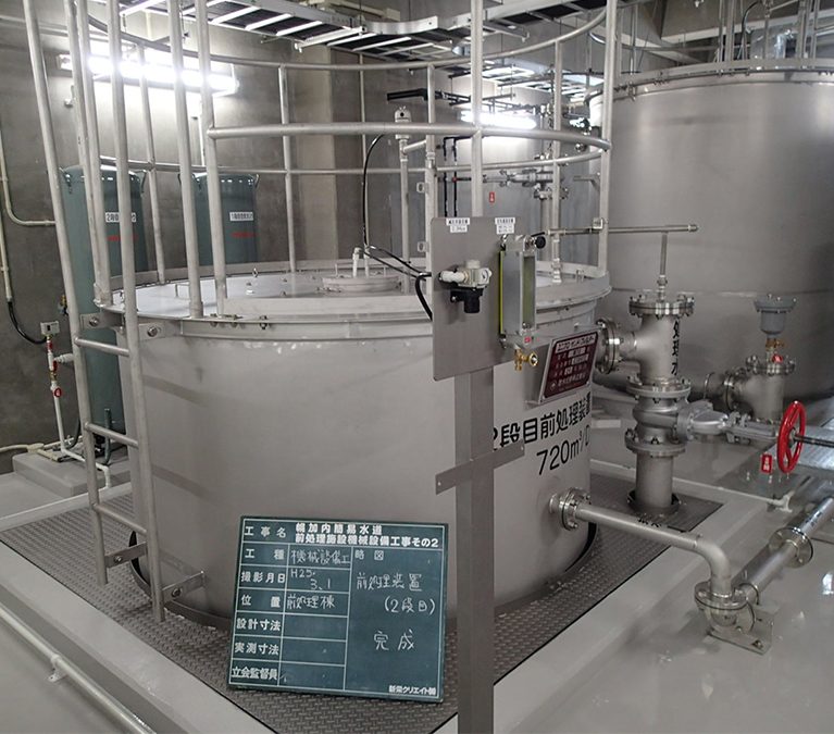 砂ろ過装置　工事一式 （幌加内町殿）