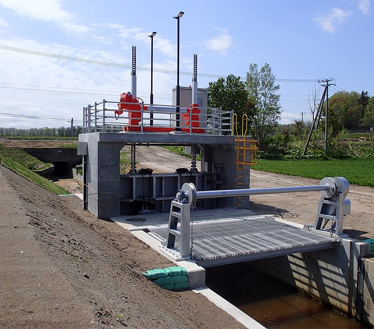 ポンプゲート　工事一式 （オホーツク総合振興局殿）