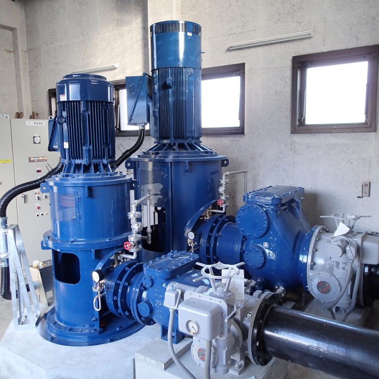 流雪溝取水ポンプ工事一式（小樽開発建設部殿）